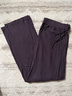 SKIMS - NEVER WORN Buttery Soft Brown Ribbed Lounge Pajama Pants XL